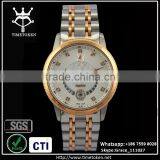 High Quality Men Watches Luxury Stainless Steel With Rose Gold Bezel Sapphire Crystal and Metal Band thumbnail-1