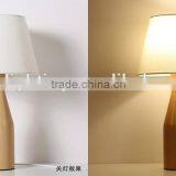 2016 Wholesale Indoor Furniture Antique Oak Wood Table Lamps LED Wood Table Light JK-879-15 LED Wood Table Lamp