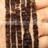 Smokey Quartz 100% Natural Square Shape Beads 4.5MM Approx 16''Inch Good Quality On Wholesale Price.