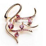 Fashion Custom Wholesale Women Exquisite Antique Beauty Swan Brooch thumbnail-1