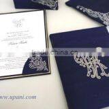 Silk Embroidered Wedding Invitations