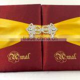 Silk Invitation With Decorative Brooch thumbnail-1
