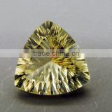 Citrine AAA Trillion Concave Cut Calibrated Gemstones 11mm*11mm