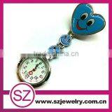 Smile Nurse Watch With Quartz Movement Smiling Brooch Nurse Watch