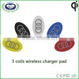 3 Coils Wireless Charger Pad For Samsung, Sony, Blackberry thumbnail-5