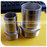 3/4 Stainless Steel Hose Barb x Male Npt Straight Nipple thumbnail-1