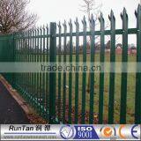 Galvanized ,PVC Coated W Tape Metal Palisade Farm Fence