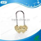 AJF Russian Style Love Heart Padlock With Swans for Wedding or Valentine's Day thumbnail-2
