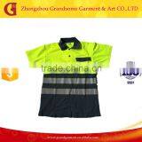 High Visibility Color Combination Work Shirt With Tape