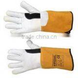 Tig Welding Gloves, Welding Gloves, Palm & Top Made of Natural Cow/best Quality Taidoc