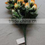 18 Heads Fatory Making Artificial Flower Rose Bud Silk Rose Bud thumbnail-2