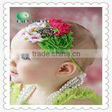 Top Baby Girls Beautiful Flower Headband,ribbon Bow Hair,fashion Ribbon Flower Headband thumbnail-3