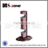 Electroplated Decorative Adjustabler Double Iron Curtain Rod Bracket thumbnail-1