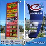 Advertising custom vehicle gas station signage