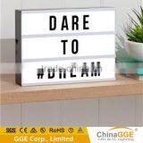 Light Up Your Life - Battery or Mains Operated Cinematic Light Box A4 Size