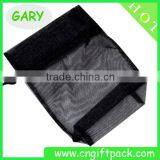 White Cosmetic Drawstring Organza Bag thumbnail-2
