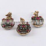 Simple The Best !! Red Onyx_White CZ 925 Sterling Silver Set, Silver Jewellery Manufacturer, Fashionable Silver Jewelry Exporter thumbnail-2