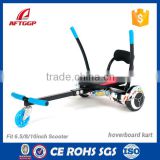 New 2016 Good Product Hoverkart For 2 Wheel Smart Electric Scooter Hoverboard Go Kart Sitting Chair/ Hoverseat