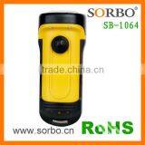 Wind-up Dynamo Rechargeable Emergency LED Flashlight Torch With Waterproof Function thumbnail-3