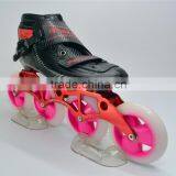 Speed Skating Shoes Carbon Skating Boot OEM ODM Logo Black Color Skating Wheels thumbnail-1
