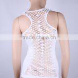 Fashion Hollow Lady/Girl Vest With Stone Bling Bling thumbnail-3