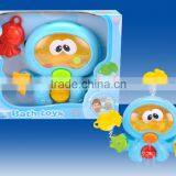Babies product octopus bath toy with water pipes squirt bath toys bathroom baby swim with CE/ROHS certificates