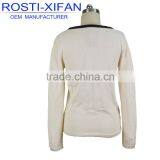 Fashion Ladies' Cardigan Slim O Neck Sweater thumbnail-3