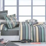 100% cotton nice printed elegant stripe Bedding set Duvet cover set Bedline