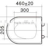 D Shape UF Toilet Seat thumbnail-6