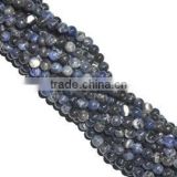 one Strand of Black sodalite Natural gemstone beads
