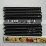 Custom Printed Black Wood Pencil With Eraser for Shool Students thumbnail-2