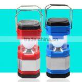 Solar Power Rechargeable LED Camping Lantern thumbnail-1