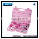 95pcs Household Ladies Pink Hand Tool Set Box