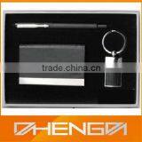 High Quality Customized Made-in-china Black Leather Gift Set For Packaging(ZDG12-031) thumbnail-1