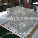 Clear Acrylic 4 Tier Plastic Storage Drawer Multi-drawer thumbnail-2