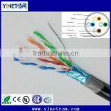 Factory Sale Low Price 24AWG 4pr Pure Copper CAT5e LAN Network Cable UTP FTP STP SFTP Available