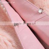 Wholesale Customized White Mink Fur Winter Coat for Women thumbnail-4