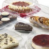 Clear Oriented Polystyrene OPS Cake Box