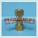 Brass Threaded Ferrule Type 3/8 Through Connector With One Two Holes thumbnail-6