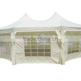 5x6.8m Steel Structure White Double Top Pagoda Tent thumbnail-1