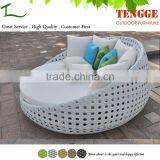 YH-8167 Rattan Wicker Sun Lounger Rattan Outdoor Round Sunbed