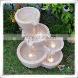 Beautiful LED Light Resin Water Feature Outdoors Fountain thumbnail-2