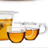 Haonai Wholesale Clear Glass Tea Set thumbnail-2