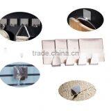 4 Pieces Stainless Steel 3M Adhesive Wall Hooks thumbnail-4