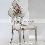 Foshan Furniture European Stainless Steel Chairs for Living Room thumbnail-2