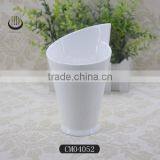 Mugs Drinkware Type and FDA,CIQ,CE / EU,SGS Certification Fries Cup,ceramic White Porcelain French Fries Holder thumbnail-1