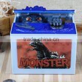 New Fancy Novelty Design Monster Music Godzilla Stealing Money Box, Creative Decorative Cartoon Gift Coin Bank thumbnail-1