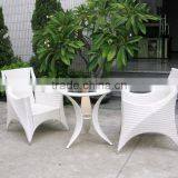 2017 Trade Assurance New arrival pe white rattan chemistry the periodic table with two chairs furniture