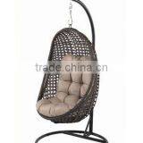 2016 Sigma New Design Furniture Outdoor Swing Rattan Hanging Egg Chairs thumbnail-1