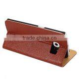 Window View Leather Case For Samsung S6 Edge With Sleep Wake Fuction, Genuine Leather Case thumbnail-5
